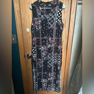 Torrid floral sleeveless maxi Y2K dress